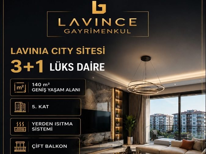 Lavinia City Sitesi 3+1 Satılık Daire