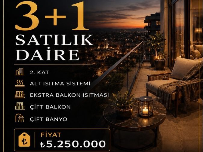 Veysel Karani Mah Şenyüz Sitesi 3+1 Satılık Daire