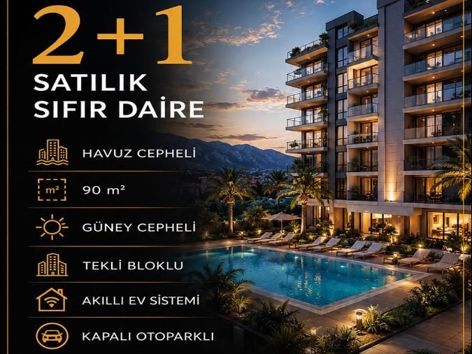 Antalya konyaaltı Uncalı, Bahtılı Köyü 2+1 Satılık Daire