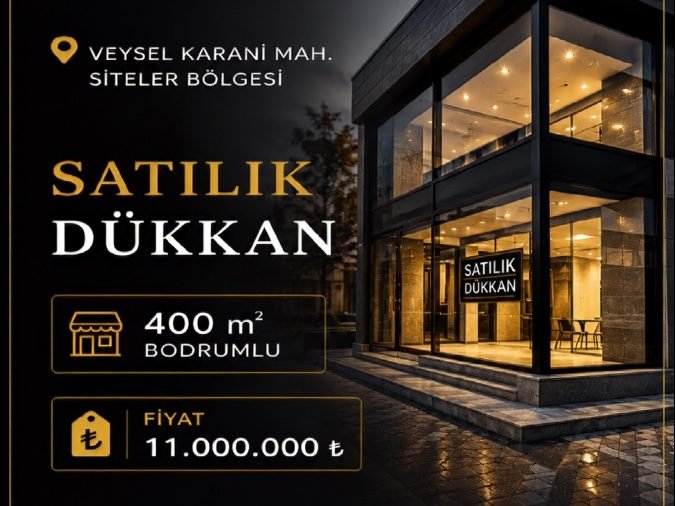 Siteler bölgesinde satılık dükkan